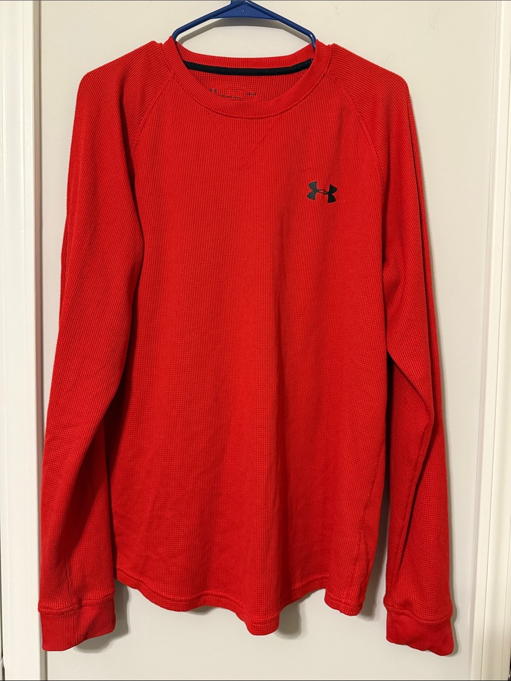 Under Armour Red Long Sleeve Crew Performance Tee